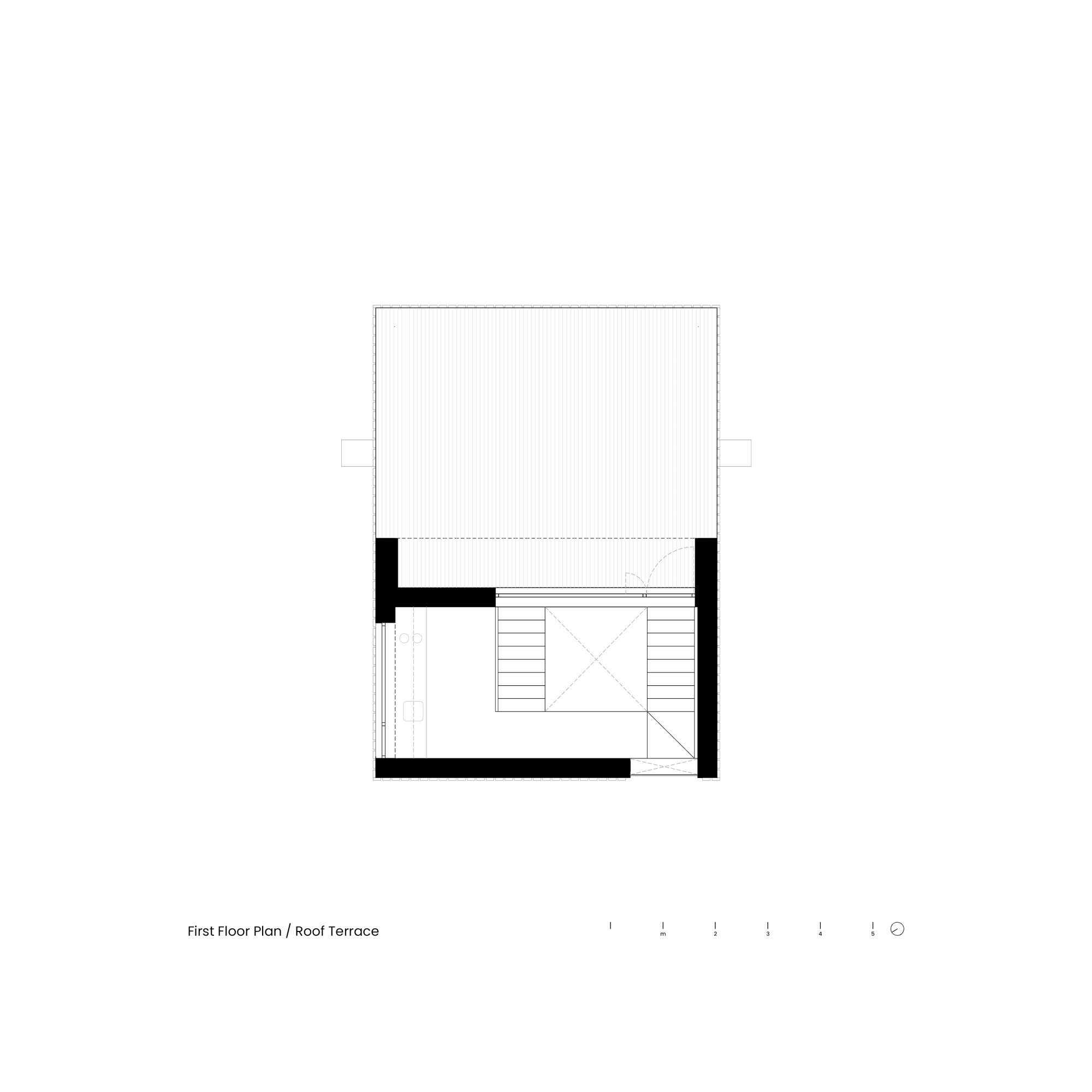 Ponikva 1 First Floor Plan – Roof Terrace 2