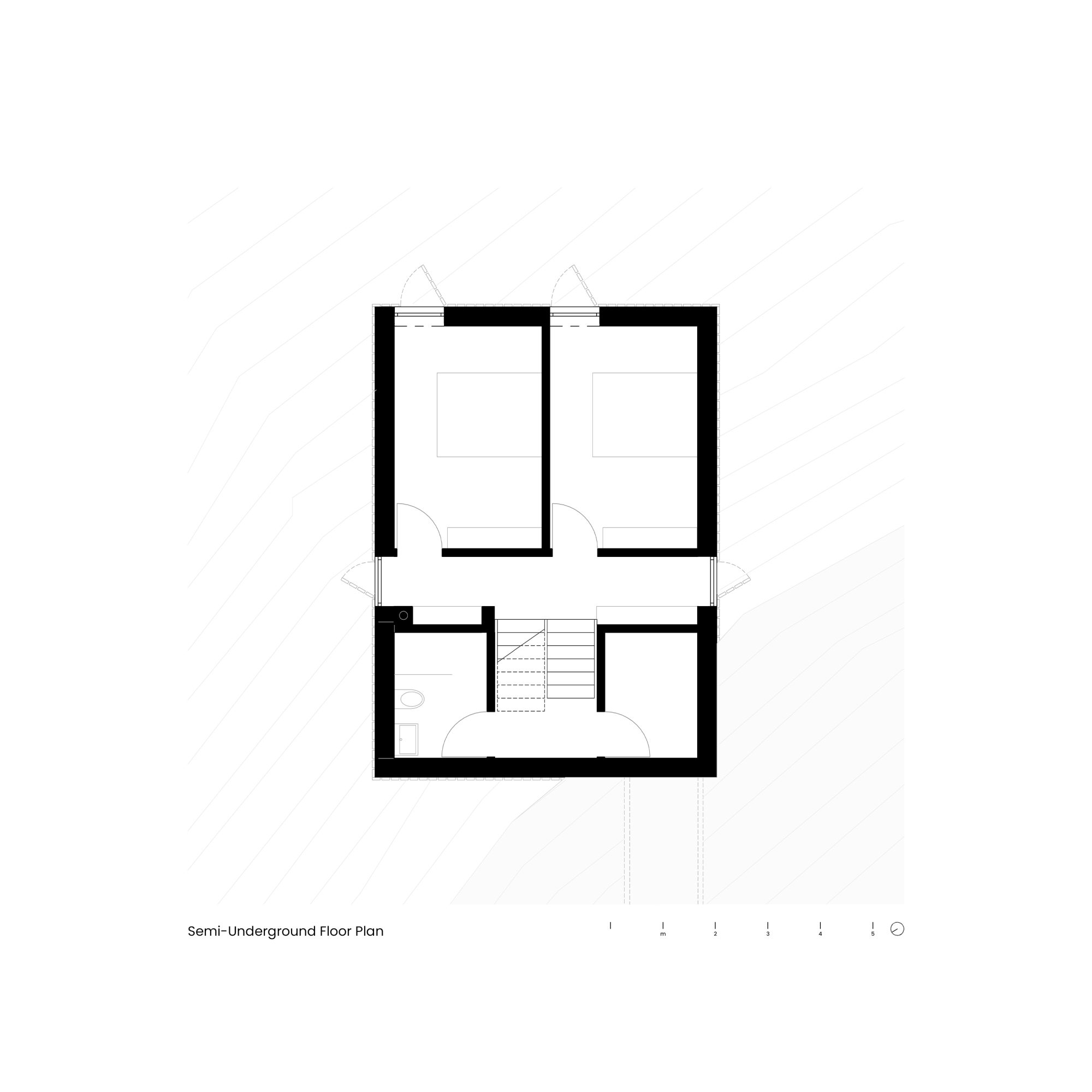 Ponikva 1 Semi-Underground Floor Plan 2